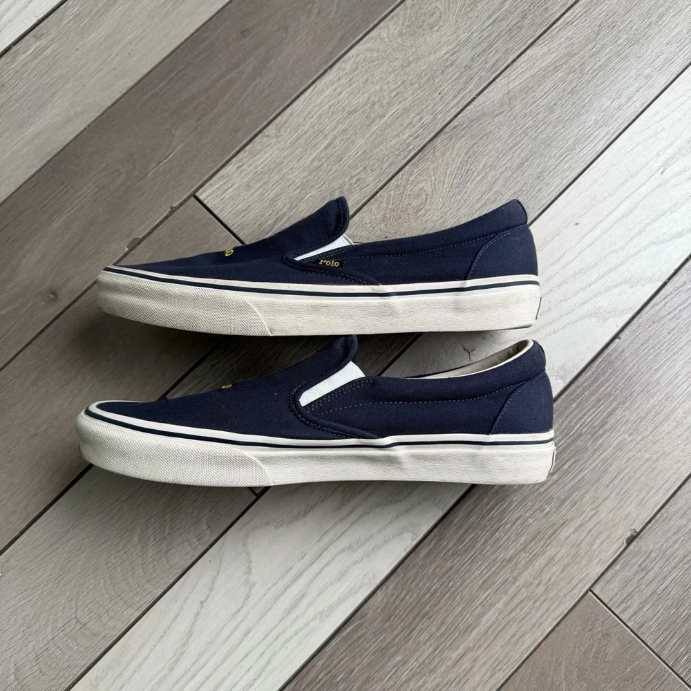 Polo Ralph Lauren Keaton Polo Bear Slip-On Sneakers | Size: 11